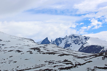 Spring Norway mountains