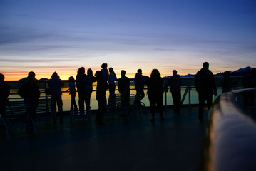 Watching the sunset