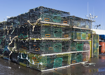 Lobster Traps ready to go out