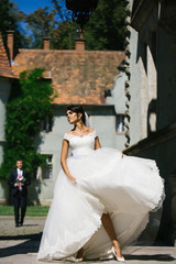Fototapeta premium Young sexy woman bride