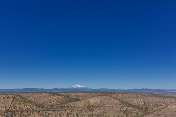 Mount Jefferson with Moon | Oregon