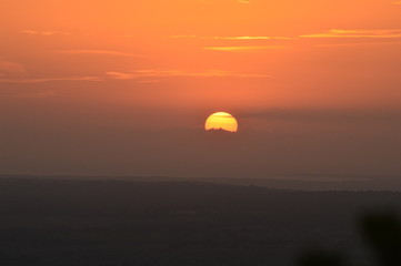 Los colores del atardecer 