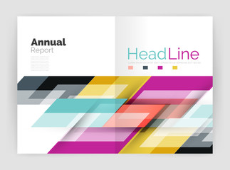 Modern line design, motion concept. Business annual report brochure templates