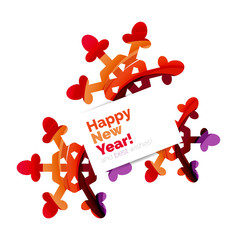 Christmas and New Year sale banner