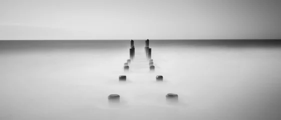 Fotobehang Zen black and white calm ocean  © Steven
