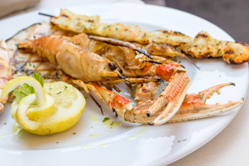 Grilled fish