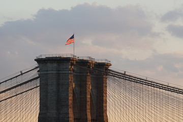 Obraz premium Brooklyn Bridge Pylon