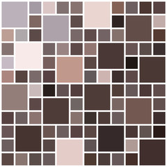 Colorful mosaic background. Color mosaic texture. Chocolate shad
