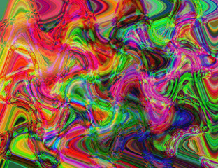 Wavy Abstract seamless pattern and background