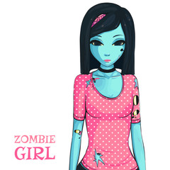 Zombie girl.