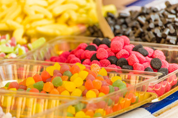 colourful candy jellies