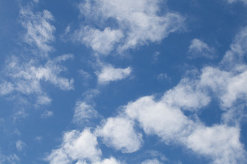 Obraz premium blue sky with cloud, concept of hope, new start, Fresh