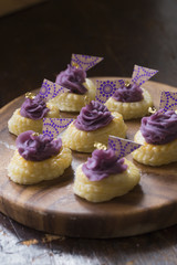 紫芋のスイートポテトパイ