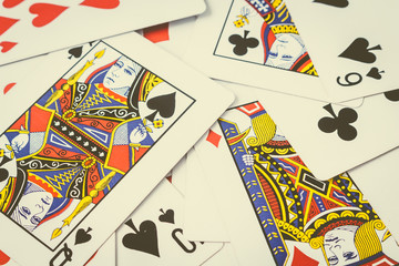 Playing cards background