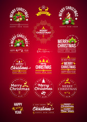 Christmas decoration design collection