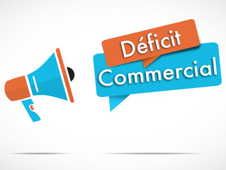 mégaphone : déficit commercial