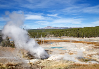 Norris geyser basin
