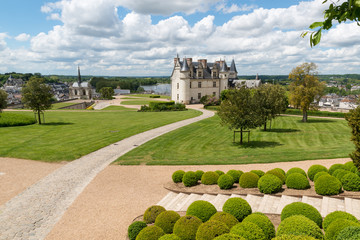 Schloss Amboise, Park, Amboise, Loire, Frankreich 