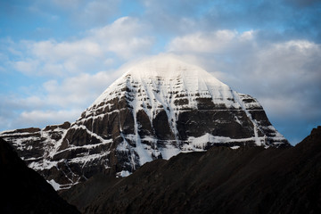 Holy Kailas Mountain Tibet Home Of The Lord Shiva. Object of pilgrimage of buddhist, hindu, jains...