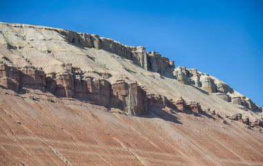 Aktau Mountains in the conservation area of the Altyn Emel Kazakhstan