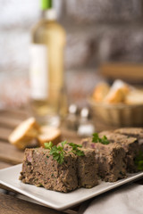 Chicken liver terrine