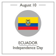 Ecuador Independence Day, August 10
