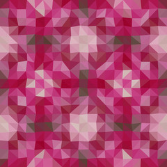 Kaleidoscopic low poly triangle style vector mosaic background