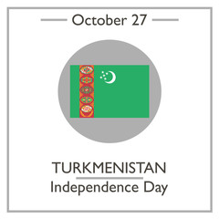 Turkmenistan Independence Day, October 27