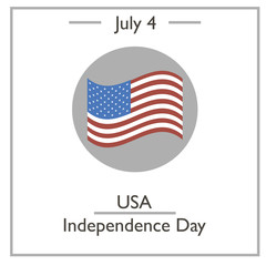 USA Independence Day, July 4