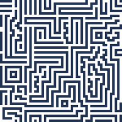 Vector abstract seamless background modern line maze. Decorative - 124499187