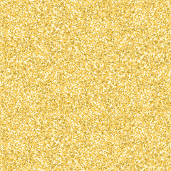 Gold glitter seamless pattern texture. Vector illustration.