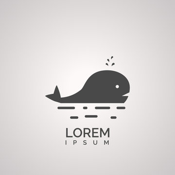 whale icon design