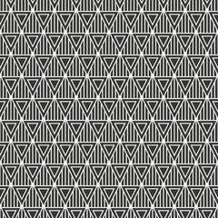 Geometric line monochrome abstract hipster seamless pattern with triangle. Wrapping paper. Scrapbook paper. Tiling. Vector illustration. Background. Graphic texture for your design, wallpaper.