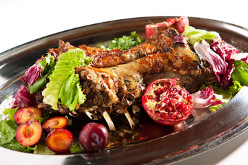 Roasted Saddle of Lamb