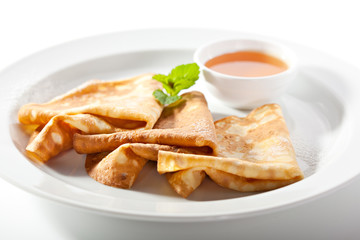Crepes with Honey