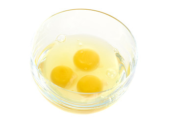 Three Eggs In A Bowl