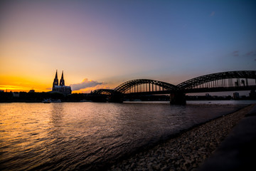 Naklejka premium Stadtpanorama Köln
