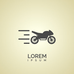 motorcycle icon design