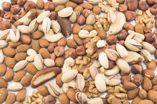 Nuts Mix as Background