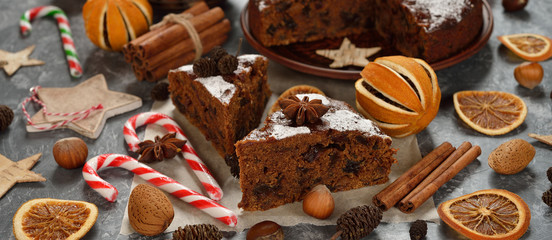 Christmas fruit cake