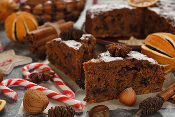Christmas fruit cake