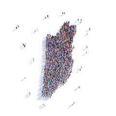 people group shape map Belize