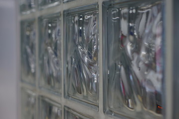 歪んだガラスタイル