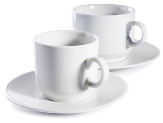 Two empty cups