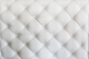 quilted leather sofa covering closeup