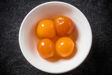 金柑の甘露煮　おせち料理　 Kumquat Japanese food