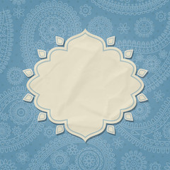 Frame in the Indian style