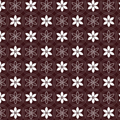 Fototapeta na wymiar Tiny flowers seamless pattern, vector
