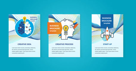 Concept of illustration - creative ideas,  process, start-up, thinking, development.