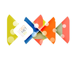 Glittering abstract geometric background